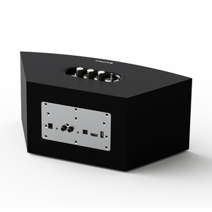 2025 Personalizado Boombox <span class=keywords><strong>Speaker</strong></span> Bt Casa Madeira Orador Arco Eu Preto Com Entrada <span class=keywords><strong>Usb</strong></span> Par Aux Dois Oradores