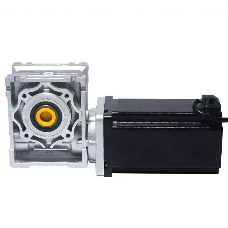 Nema34 motor de passo com worm gearbox rv040 rv050, redutor