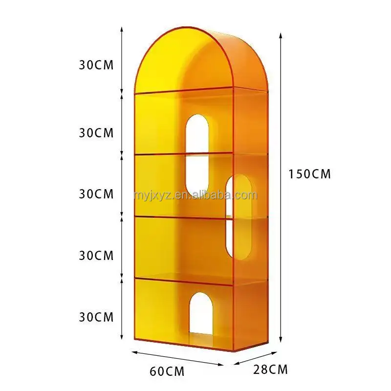 Étagère à magazines en acrylique étagère de rangement en acrylique présentoir multicouche étagères en acrylique pour magasin de détail