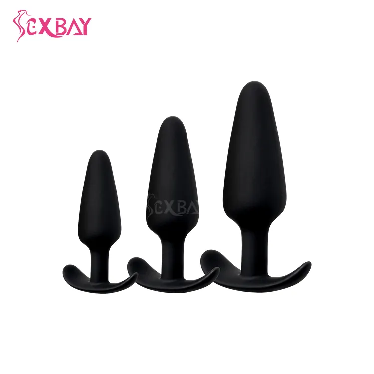 Sexbey Alemania vende 3 uds pareja adultos pareja silicona suave Butt Plug Tail Crystal Sex Products Shop juguetes sexuales Anal Butt Plug