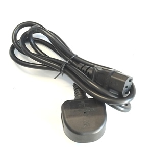 Yüksek kalite 1.5 metre 250V 13A kablosu IEC 60320 C5 ile 3-Pin elektrik 5A İngiltere güç kablosu son güç kabloları uzatma kabloları kabloları - Product Image 2