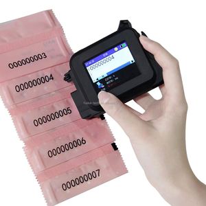 Mini-Drucker Batch-Code Tragbare Hand-Tinten strahl druckmaschine für schnell trocknende Batch-Codierer Ei Datum Ablaufnummer Datum - Product Image 1