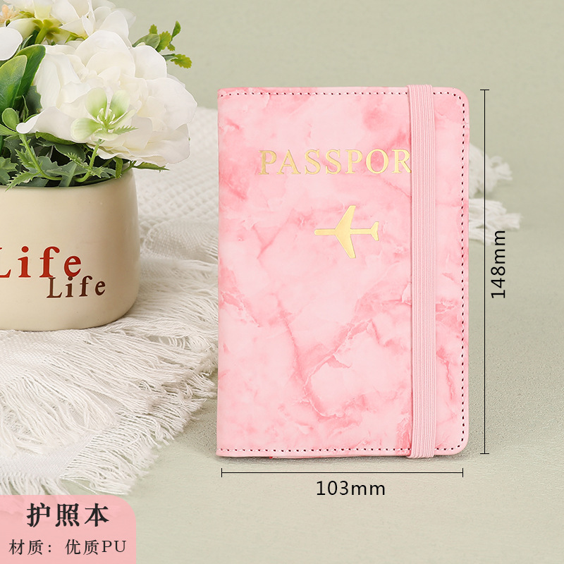 Porte-passeport de voyage rose