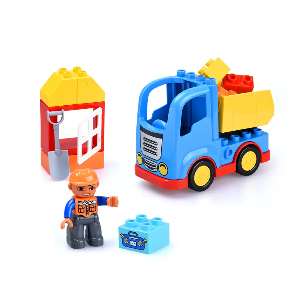 Shantou giocattoli la maggior parte di vendita calda giocattoli educativi costruzione Urbana team Building block duplo per i bambini
