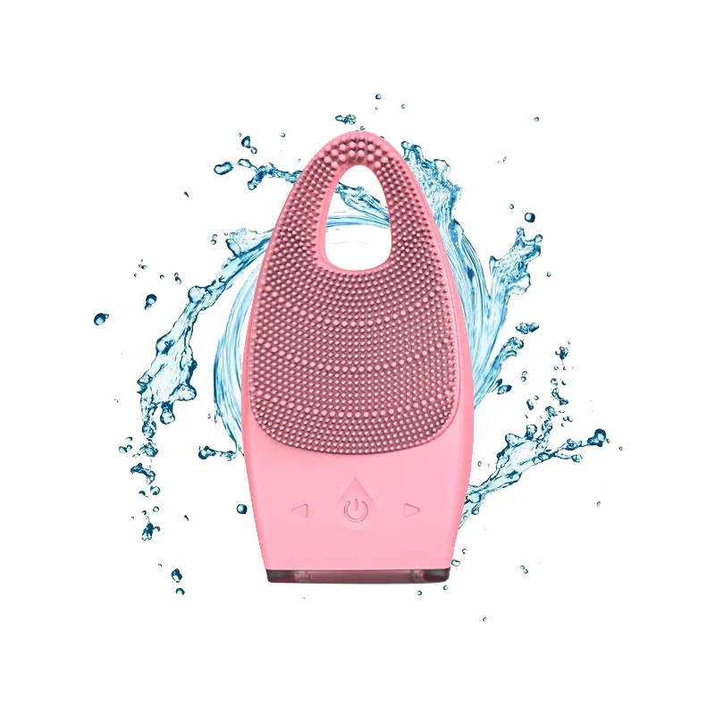 Hot Selling Waterproof Electric Silicone Facial Cleanser Brush Handheld Face Cleansing Washing Machine Massage Brush