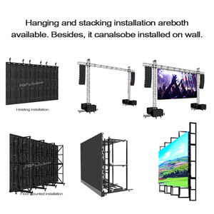 4m X 3m <strong>Digital</strong> Signage Turnkey Complete System LED Display 500mmx1000mm LED Panel Backdrop Indoor Outdoor LED Screen - Product Image 5