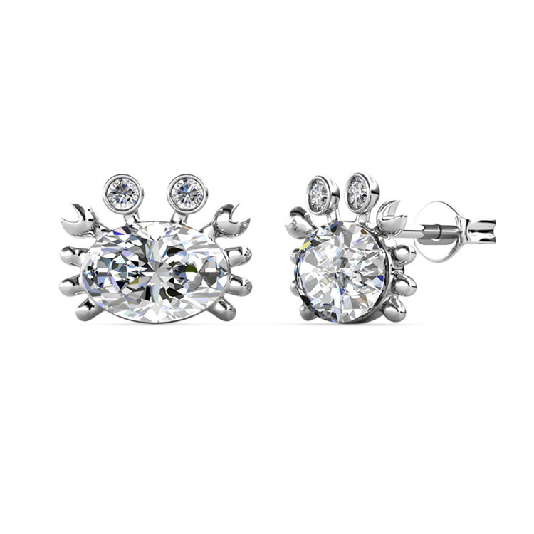 925 Silver With 18k White Gold Plated Necklace