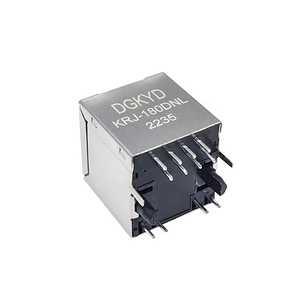 LED RJ45 konnektör trafo Ethernet fişleri yüksek görünürlük Ethernet konnektörleri ile 180 derece tek Port kadın 8P8C Jack - Product Image 3