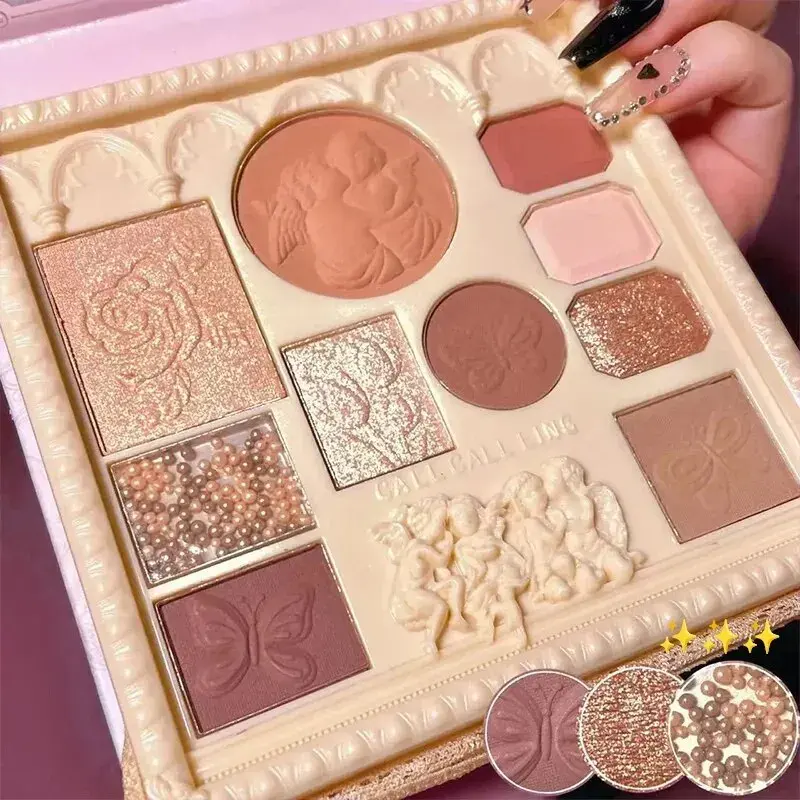 Produits de maquillage 2024 nouveautés mettant en évidence le maquillage personnalisé en gros fard à paupières palette de fard à paupières marque privée