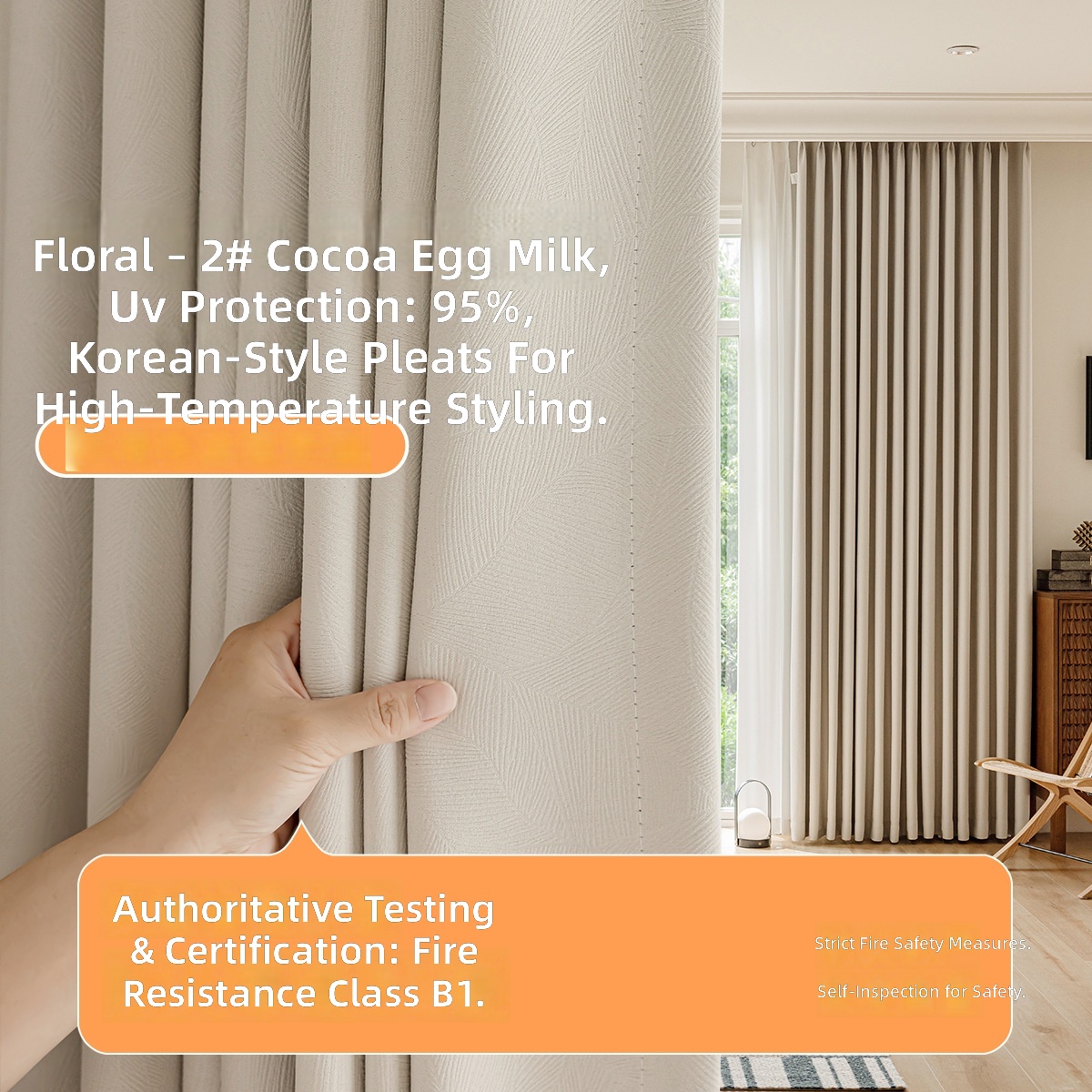 Ignifuge fleur foncée 2 lait d'oeuf de cacao