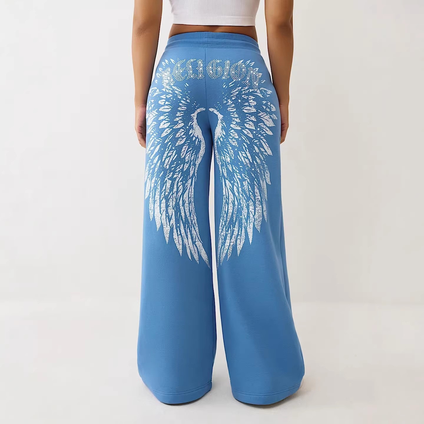 Azul estampado