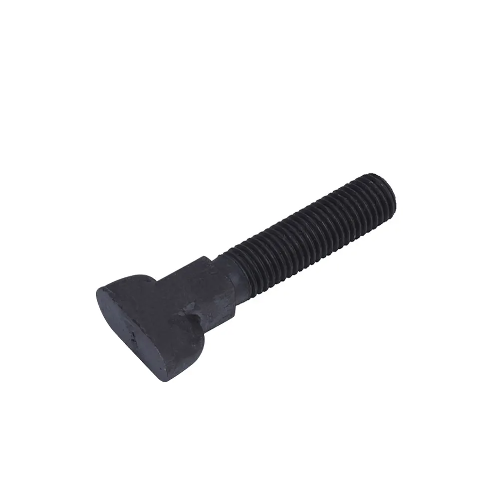 customized black galvanized steel Hammer Head T Bolts Grade 4.8 5.8 8.8 10.9 M12 M16