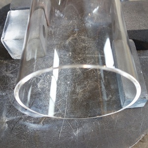 SUCESSO Alta temperatura Clear Quartz Tube Transparente One End Aplicação para aquecedores Bending Welding Processing Services