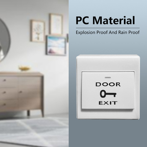 Wall Mounted Door <strong>Exit</strong> <strong>Button</strong> Indoor Release <strong>Push</strong> Switch <strong>Button</strong> Plastic White Access Control <strong>System</strong> 36VDC Factory Price DC12V 3A - Product Image 6