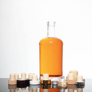 批发定制玻璃酒瓶各种容量的鸡尾酒伏特加等。 - Product Image 5