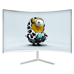 Schermo curvo 24 pollici FHD 23.8 senza cornice LED Monitor 23.8 24 pollici FHD Gaming Computer Display LED Monitor con altoparlante VGA HDMIe - Product Image 1