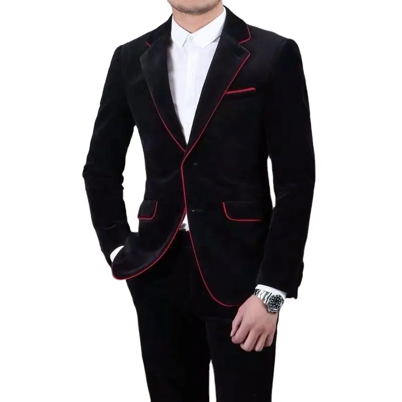 Chaqueta de trabajo formal para hombre, traje de oficina a medida, tela de lana 100%, chino, excelente Material, para negocios