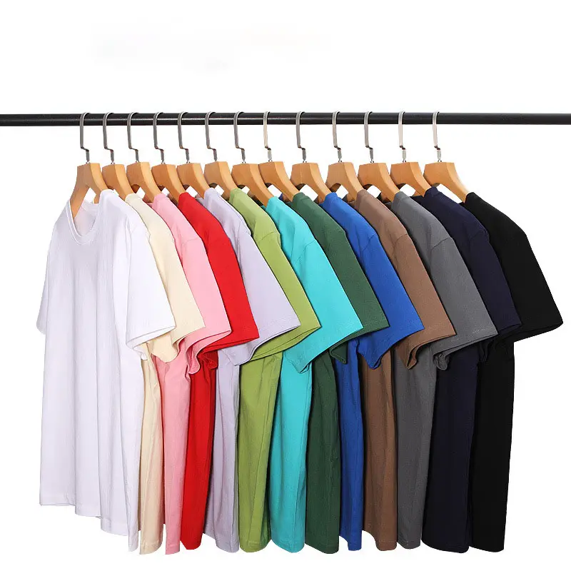 Concevez votre propre marque personnalisée T-shirt à manches courtes pour hommes 100% coton coupe sèche T-shirt pour hommes