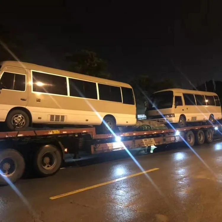 Ikinci el orijinal japonya Toyota Coaster Mini otobüs satılık Toyota Coaster yolcu otobüs