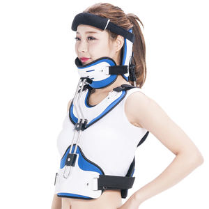 Ajustável Cabeça Pescoço e Peito <span class=keywords><strong>Brace</strong></span> Cefálica Cervico Torácica Spinal Fixação Orthosis <span class=keywords><strong>Brace</strong></span> para Suporte Pós-Operatório - Product Image 3