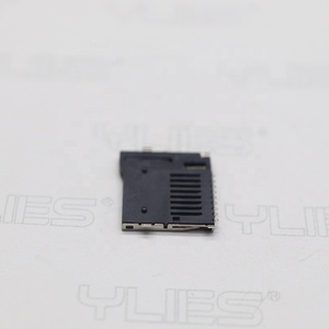 Micro <strong>sd</strong> Memory <strong>card</strong> <strong>slot</strong> <strong>for</strong> Automotive <strong>socket</strong> Push TF <strong>SD</strong> <strong>Card</strong> Push Type SMD T Flash Amphenol Terminals Connector - Product Image 4