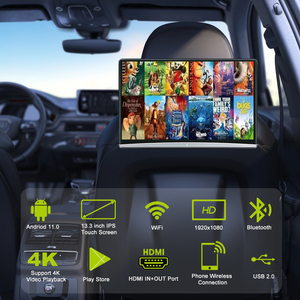 10/11.6/13.3/14 pollici Android poggiatesta Monitor schermo LCD Display TV Wifi sedile posteriore auto Monitor di intrattenimento poggiatesta Monitor - Product Image 6