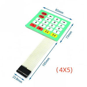 新しい4 12 1620キー4*4メンブレンスイッチキーパッド1x4 3x4 4x4 4*5 arduinoスマートカー用マトリックスアレイマトリックスキーボード - Product Image 5