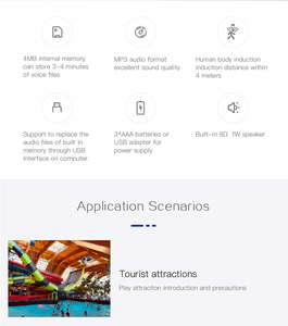 Hồng ngoại cảm biến chuyển động chuông cửa với lời nhắc bằng giọng nói MP3 máy nghe nhạc chuông cửa điện thoại - Product Image 2