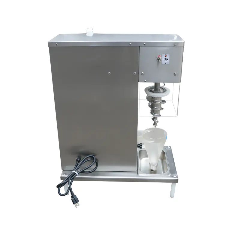 Máquina de helado de remolino suave, máquina de helado de frutas congelados con CE