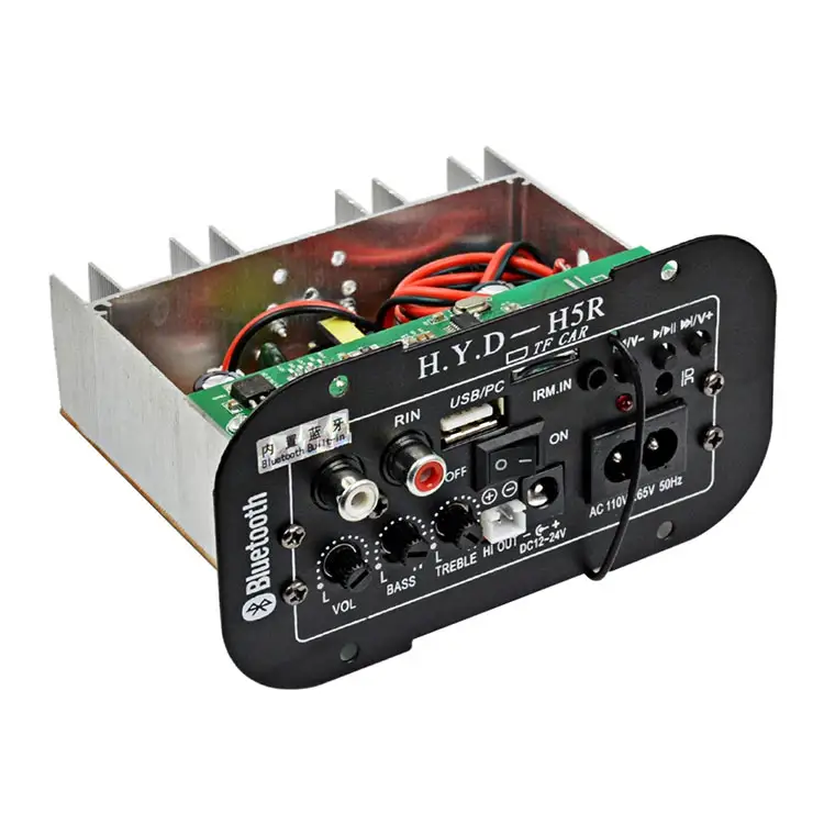 Placa amplificadora de Subwoofer para altavoces de coche, 12V, 24V, 220V, 5-8 pulgadas, bricolaje