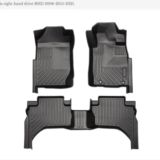 Alfombrilla de goma TPE personalizada 3D para suelo de coche, para Mitsubishi Strada Attrage Montero sport, venta al por mayor