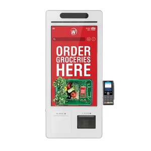 Software de Pedido gratuito 15,6 21,5 27 32 pulgadas quiosco de aluminio quiosco de alimentos quiosco Digital inteligente con código QR - Product Image 3