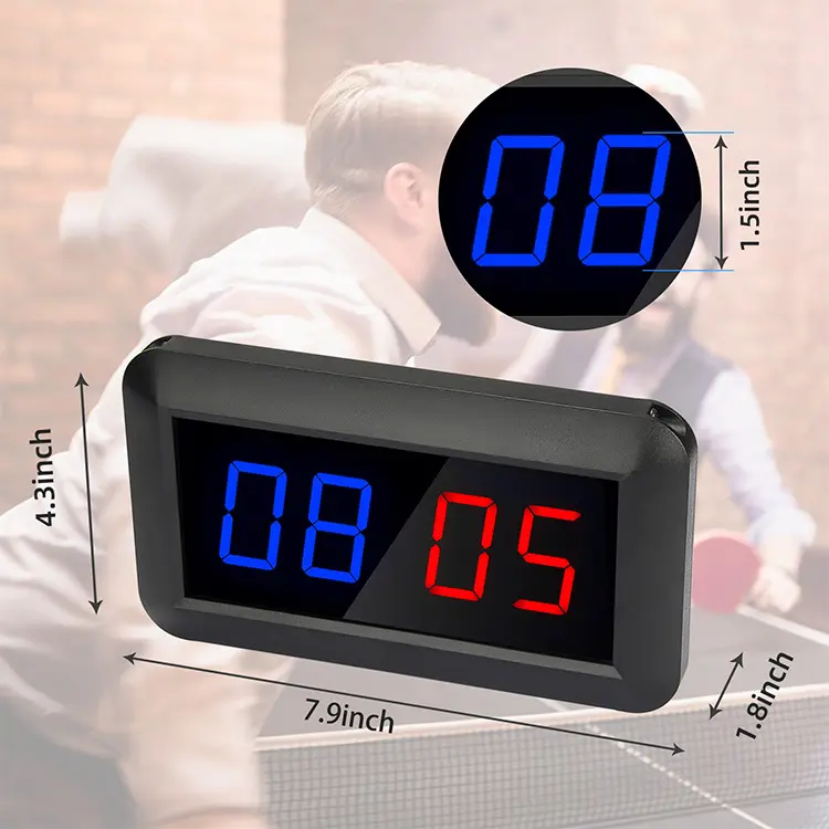 Mini Board Draagbare Scorebord Honkbal Voetbal Tennisscore Keeper Indoor Sport Score Timer