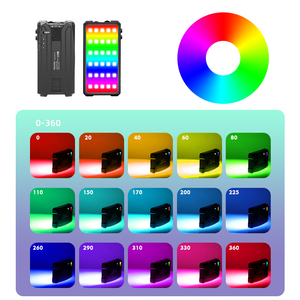 专业室内摄影闪光灯3000-6500K相机照明配件RGB <span class=keywords><strong>LED</strong></span>口袋补光灯