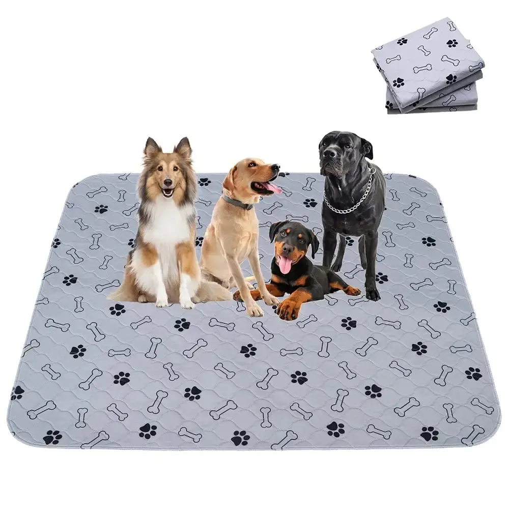 Водонепроницаемый коврик для домашних животных, оптовая продажа, коврик для дрессировки в туалете для собак, многоразовый моющийся коврик для собаки