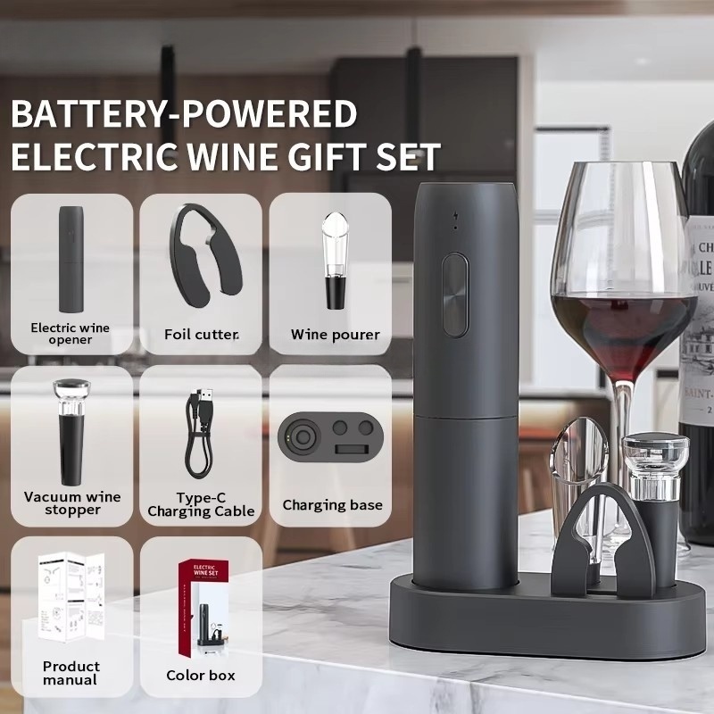 Ouvreur rechargeable de vin réglé/PRSA-KP1125
