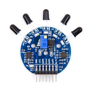 Stock CL0065 New 1Pc Five Way / Channel Flame Sensor <strong>Module</strong> <strong>Analog</strong> Digital Dual <strong>Output</strong> Fire Extinguishing Board - Product Image 4