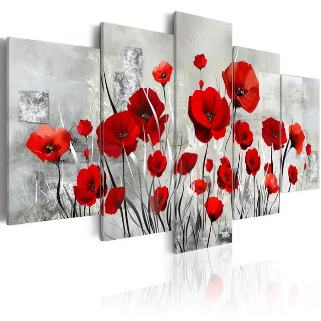 Wall Decor Painting Art Flower Decoration Abstract Living Room Poster Printing Sticker Home Custom Print Canvas