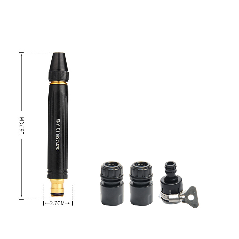Aleación de aluminio negro-conector plástico fijado 1