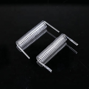 Ống Xoắn Ốc Trong Suốt Đánh Bóng Chịu Nhiệt Tùy Chỉnh Ống ThủY Tinh Thạch Anh Ống Xoắn Ốc Thạch Anh - Product Image 3