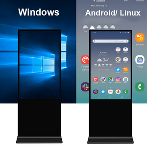 Portable 55 Inch <strong>Android</strong> Digital Signage Kiosk With Touch Screen LCD <strong>Display</strong> 4mm Pixel Pitch for Media &amp; Elevator Use - Product Image 4
