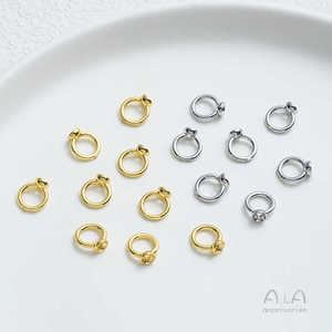 14k Gold Plated Beads End <strong>Clasps</strong> Bracelet End <strong>Clasps</strong> for Diy Bead <strong>String</strong> Bracelet Necklace Accessories - Product Image 4