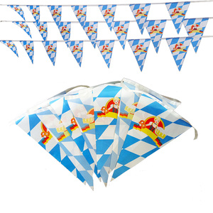 Banderín multicolor publicitario personalizado banderín triángulo PVC y poliéster banderines - Product Image 3