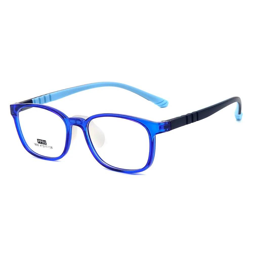 핫 세일 유연한 TR90 멀티 컬러 새로운 디자인 어린이 블루 라이트 차단 안경 프레임 어린이 안경