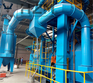 Continuous Automatic Overhead Rail Conveyor <strong>Tunnel</strong> <strong>Shot</strong> <strong>Blasting</strong> <strong>Machine</strong> Hanging Chain Type