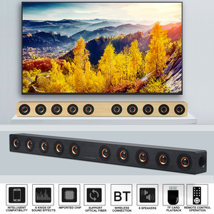 带有6英寸有线低音炮光学tf卡USB AUX输入同轴电视和家庭影院系统的2.1通道条形音箱 - Product Image 2