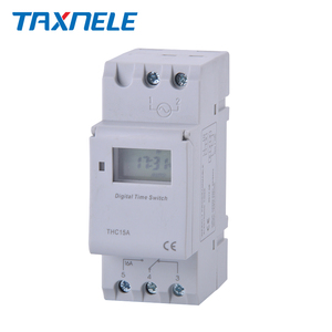 Elettronico settimanale 7 giorni programmabile digitale interruttore temporale relè controllo AC 220V 230V 12V 24V 48V 16A Din Rail Mount THC15A - Product Image 5
