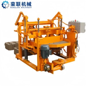 QT40-3A automat isierte mobile hohle Asche Beton Ziegel Block modulare Produktions system Block herstellungs maschine - Product Image 1