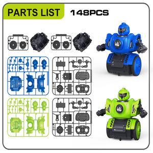 MILI eğitici oyuncak interaktif boks robotları 2.4Ghz DIY montaj savaş oyunu eejekoltuk eğlenceli RC Robot ses ile çocuklar için mücadele - Product Image 5