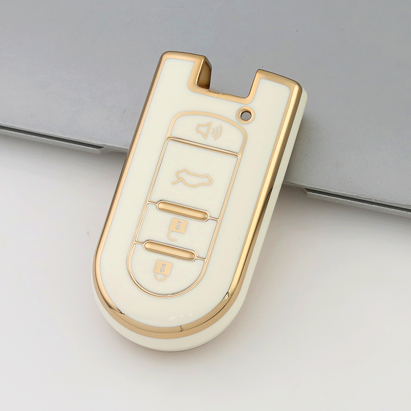 4 Button A White